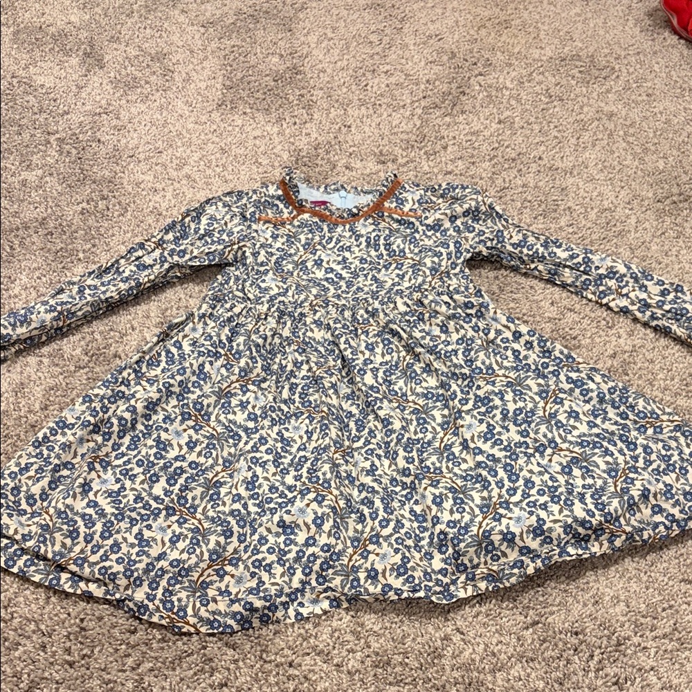 EUC Pink Chicken Liberty London Charlie Dress in Empress Floral Sz 5 - Picture 3 of 8